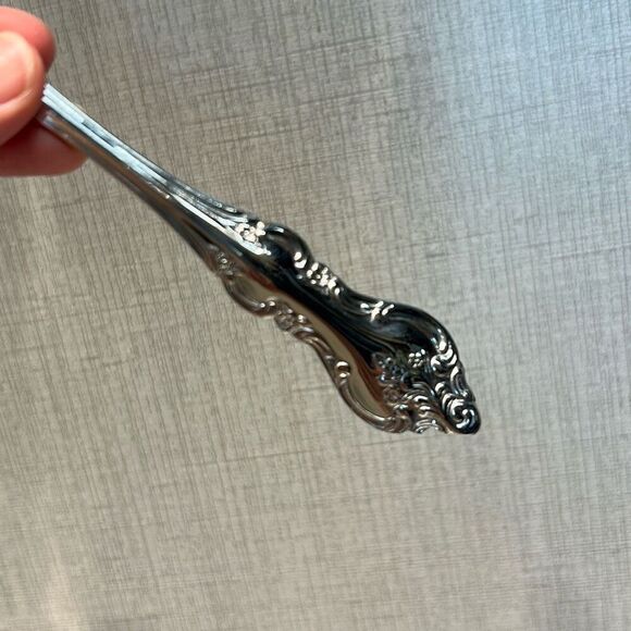 Wallace 18/10 Stainless Serving Set Pieces Utensils Scrolls Flowers Floral Pie C - Picture 6 of 9